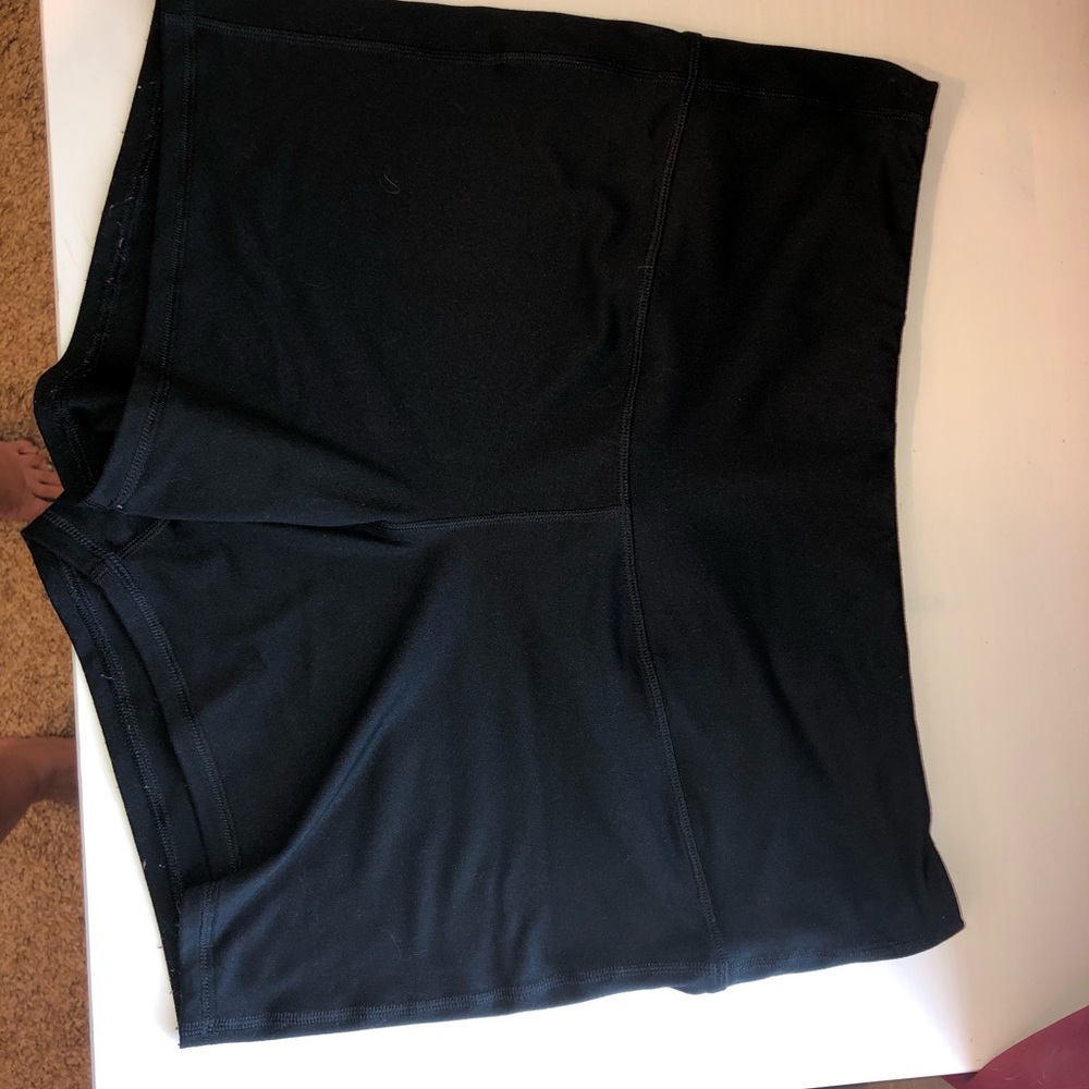 Black biker shorts